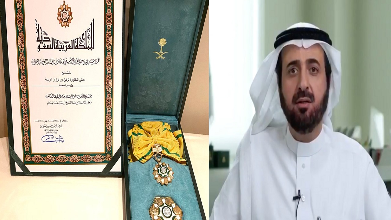 وزير الصحة: وشاح الملك عبدالعزيز سيكون داعمًا لي للعمل بجهد أكبر