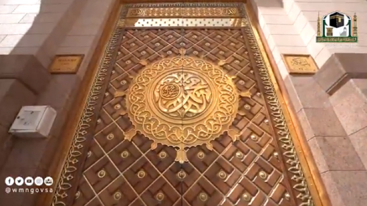 بالفيديو.. السر في صناعة أبواب توسعة الملك فهد بالمسجد النبوي