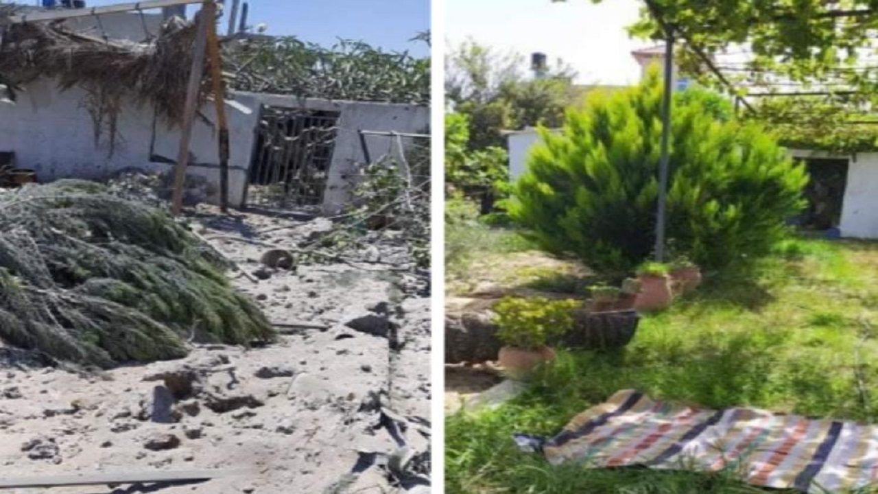 شاهد.. غارة إسرائيلية تحول مزرعة عائلة فلسطينية في غزة إلى أكوام من الحجارة