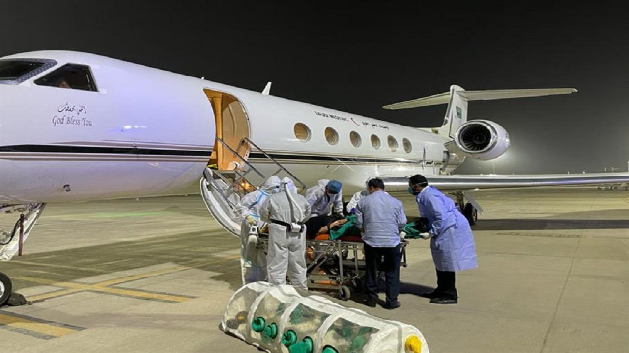 مدينة الملك فهد الطبية تستقبل عائلة سعودية مصابة بكورونا من الهند