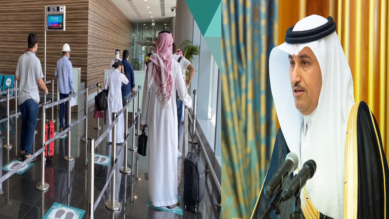 وزير النقل يتفقد مطاري الرياض وجدة ‎استعدادًا لعودة الرحلات الدولية