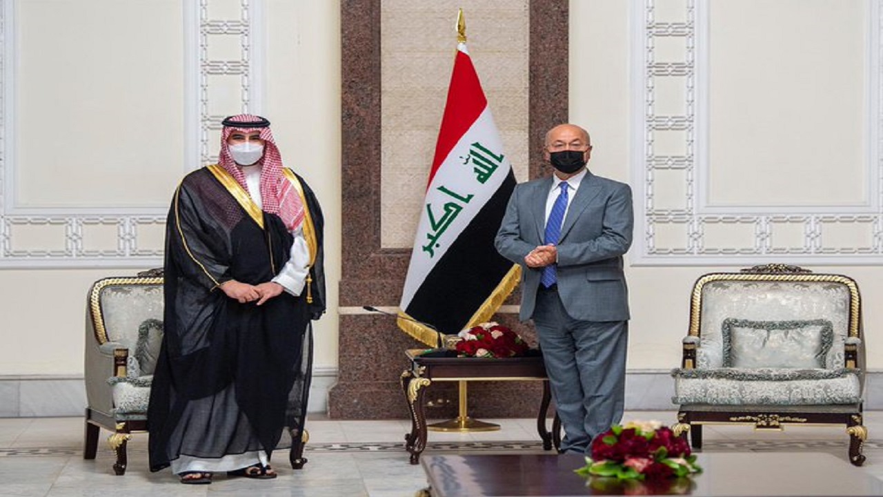 الأمير خالد بن سلمان يغرد بعد لقائه بالرئيس العراقي