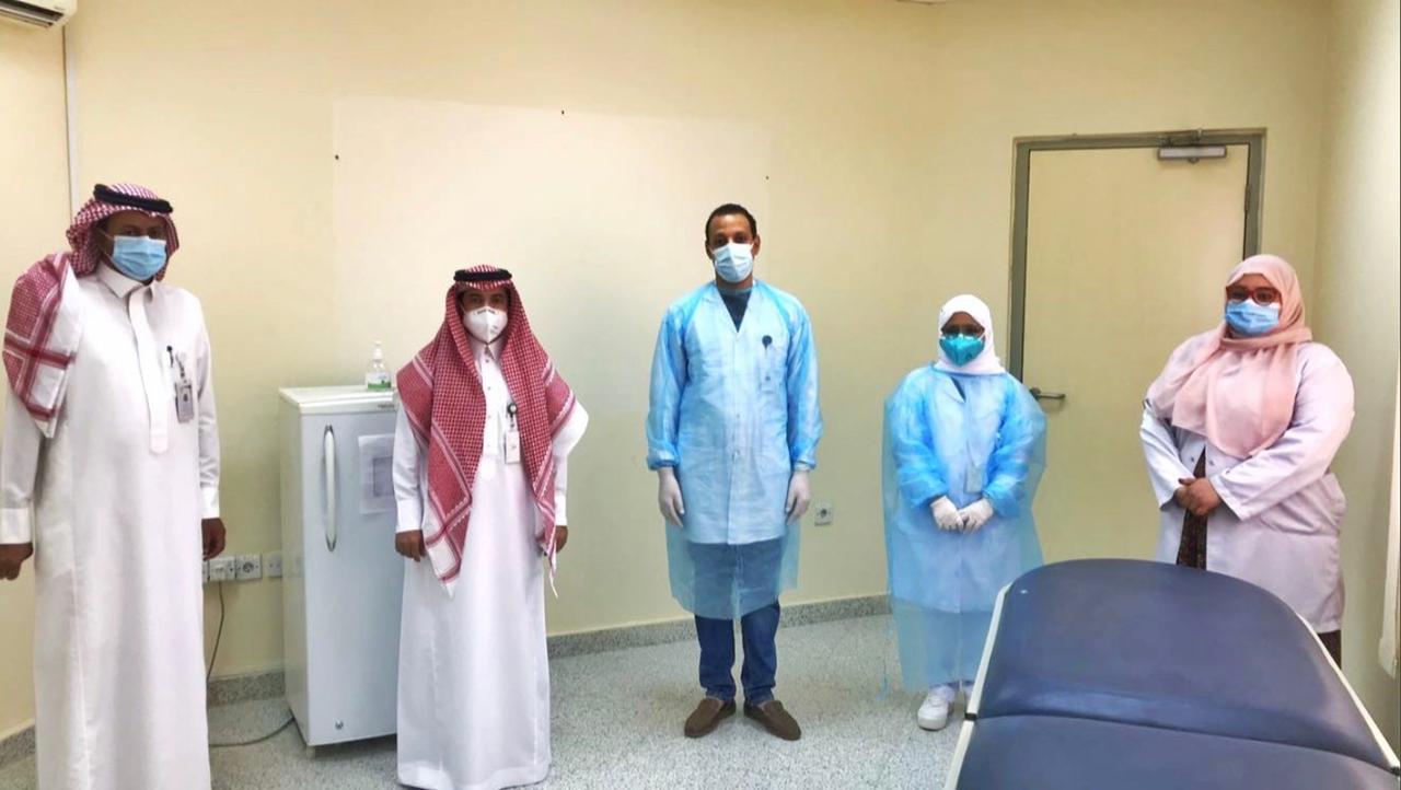 إفتتاح عيادة تطمئن بمركز صحي رويضة العرض