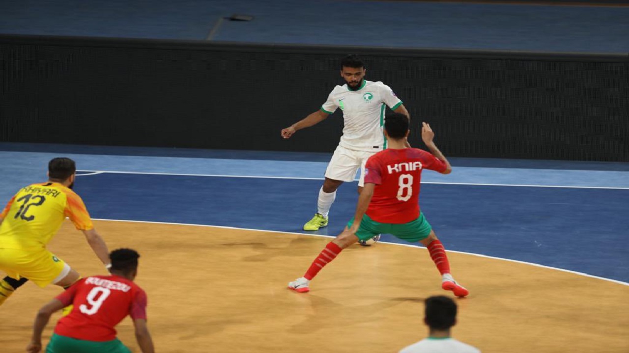 أخضر الصالات يخسر أمام المغرب في البطولة العربية