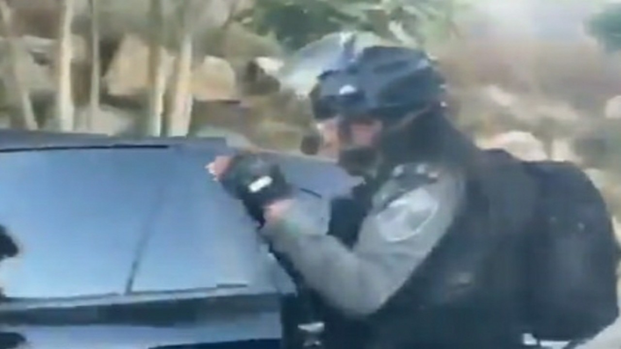 بالفيديو.. القوات الإسرائيلية تعتدي على امرأة وأطفالها