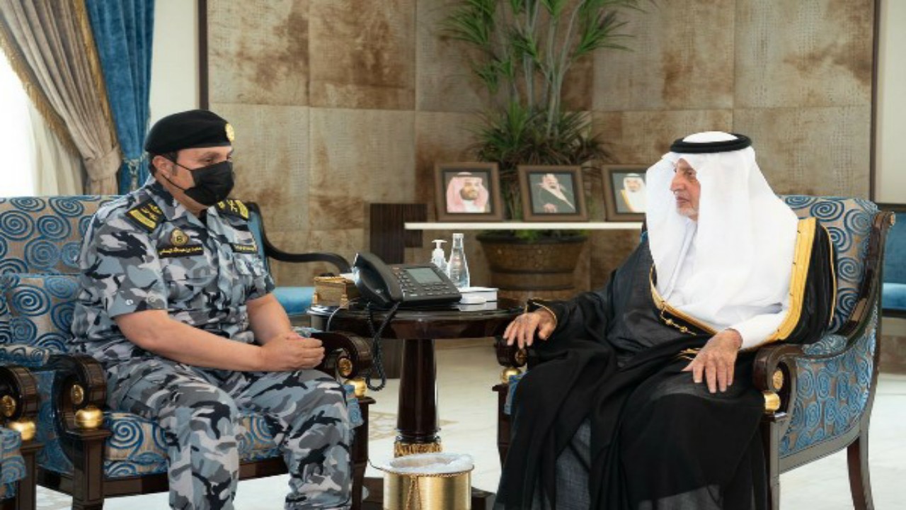 أمير مكة يستقبل اللواء محمد البسامي بعد تعيينه قائدا للقوات الخاصة لأمن الحج والعمرة
