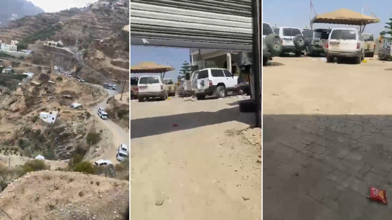 بالفيديو .. اكتشاف حوش يحوي سيارات مسروقة في جبل بالداير بني مالك