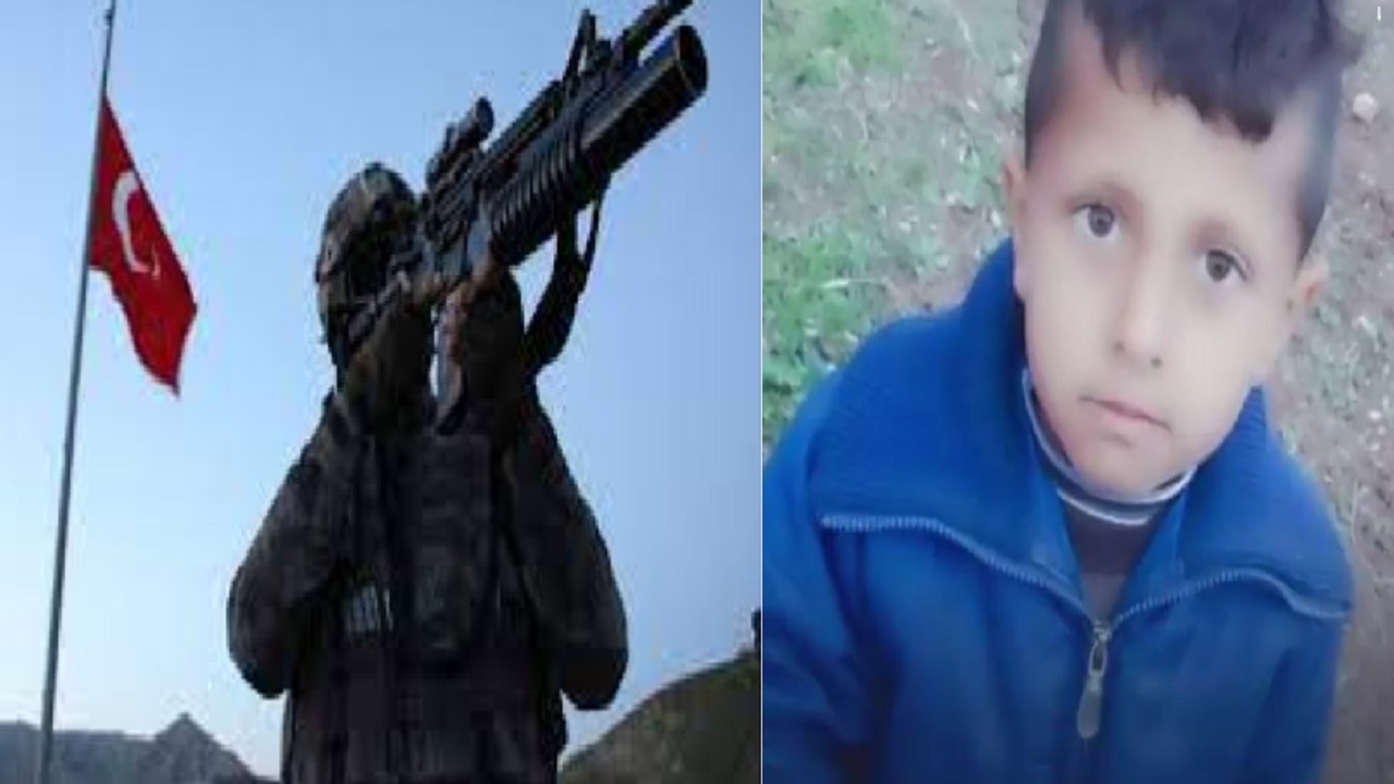 بالفيديو ..&#8221;قوات أتراك&#8221; تطلق الرصاص على طفل سوري كان يرعى الأغنام