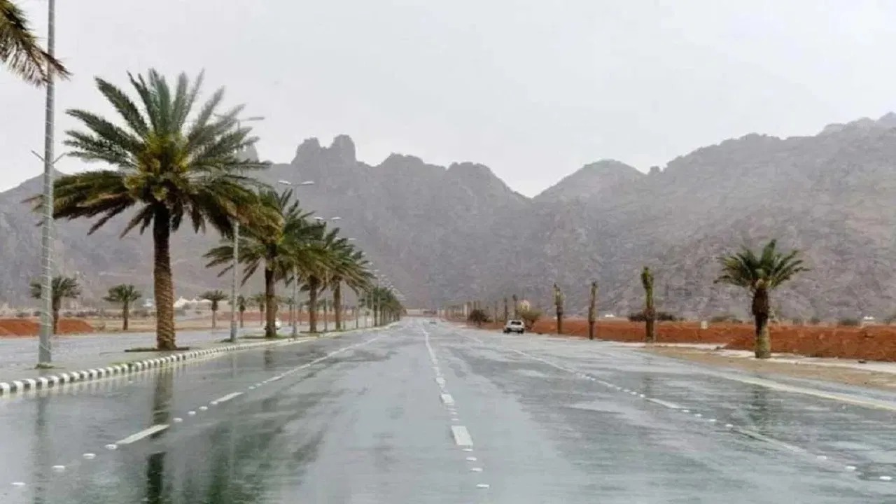 الحصيني: أمطار وحبات برد على عدة مناطق