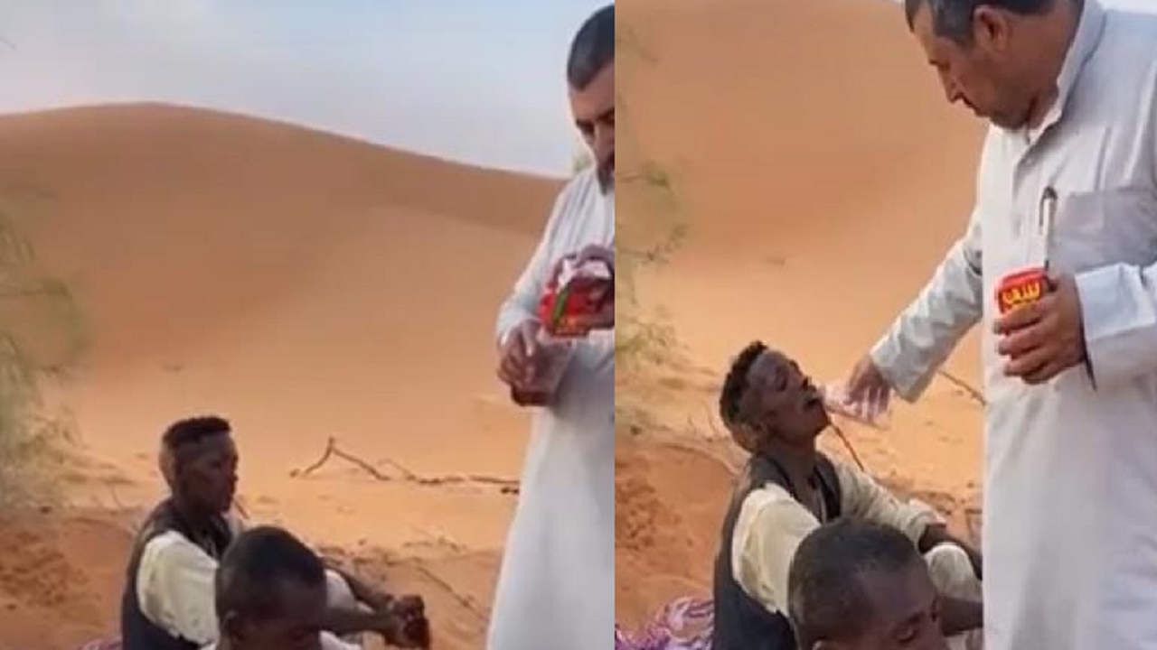 بالفيديو.. مواطن ينقذ وافدين تقطعت بهم السبل في صحراء نفود بـ حائل