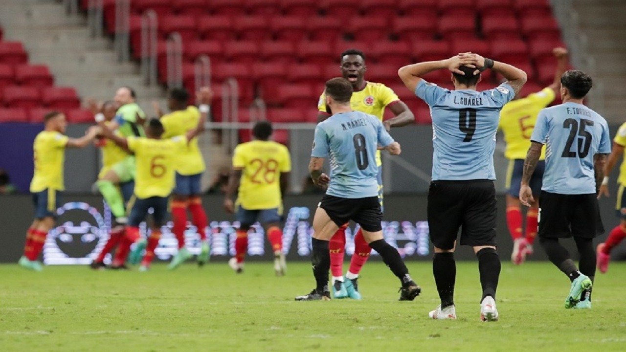 كولومبيا تتأهل لنصف نهائي كوبا أمريكا على حساب أوروجواي