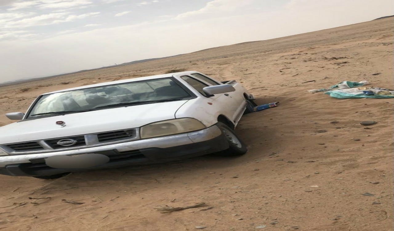 تفاصيل العثور على مفقود عفيف متوفيا بالصحراء بعد علوق سيارته في الرمال 