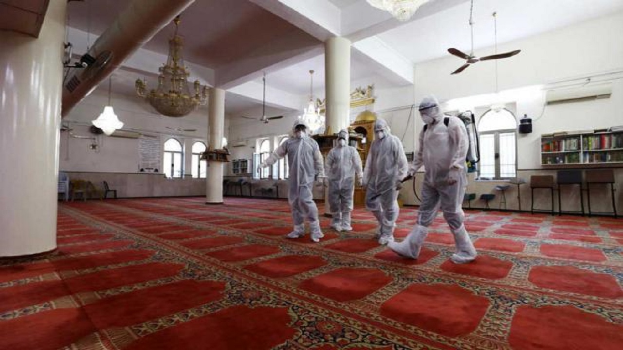 إعادة افتتاح 6 مساجد بعد إخلائها وتعقيمها في 4 مناطق