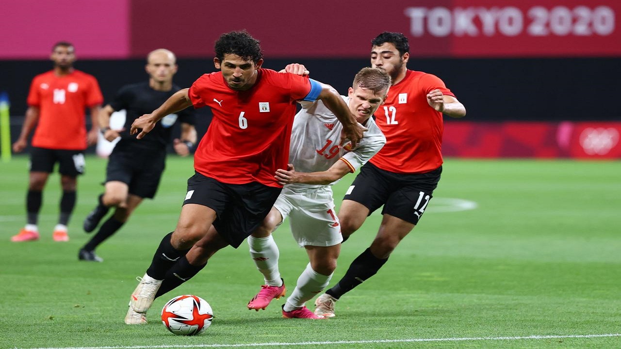 منتخب مصر الأولمبي يتعادل سلبياً مع إسبانيا في أولمبياد طوكيو