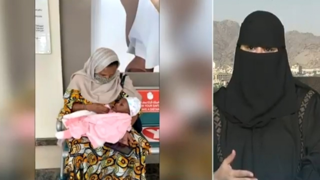 بالفيديو.. ممرضة ترعى طفلًا &#8220;كينيًا&#8221; بعد وفاة والدته لمدة 4 أشهر في حائل