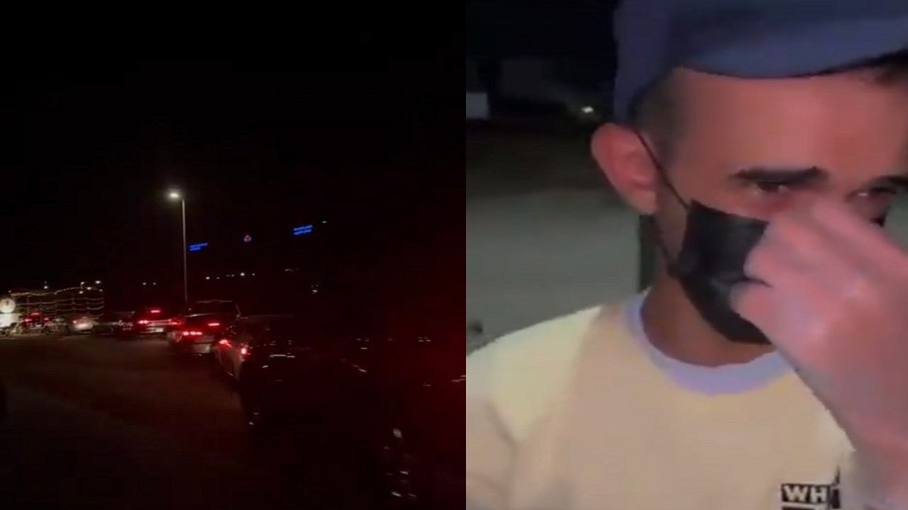 فيديو.. طوابير من السيارات لدعم بائع آيس كريم في الدمام