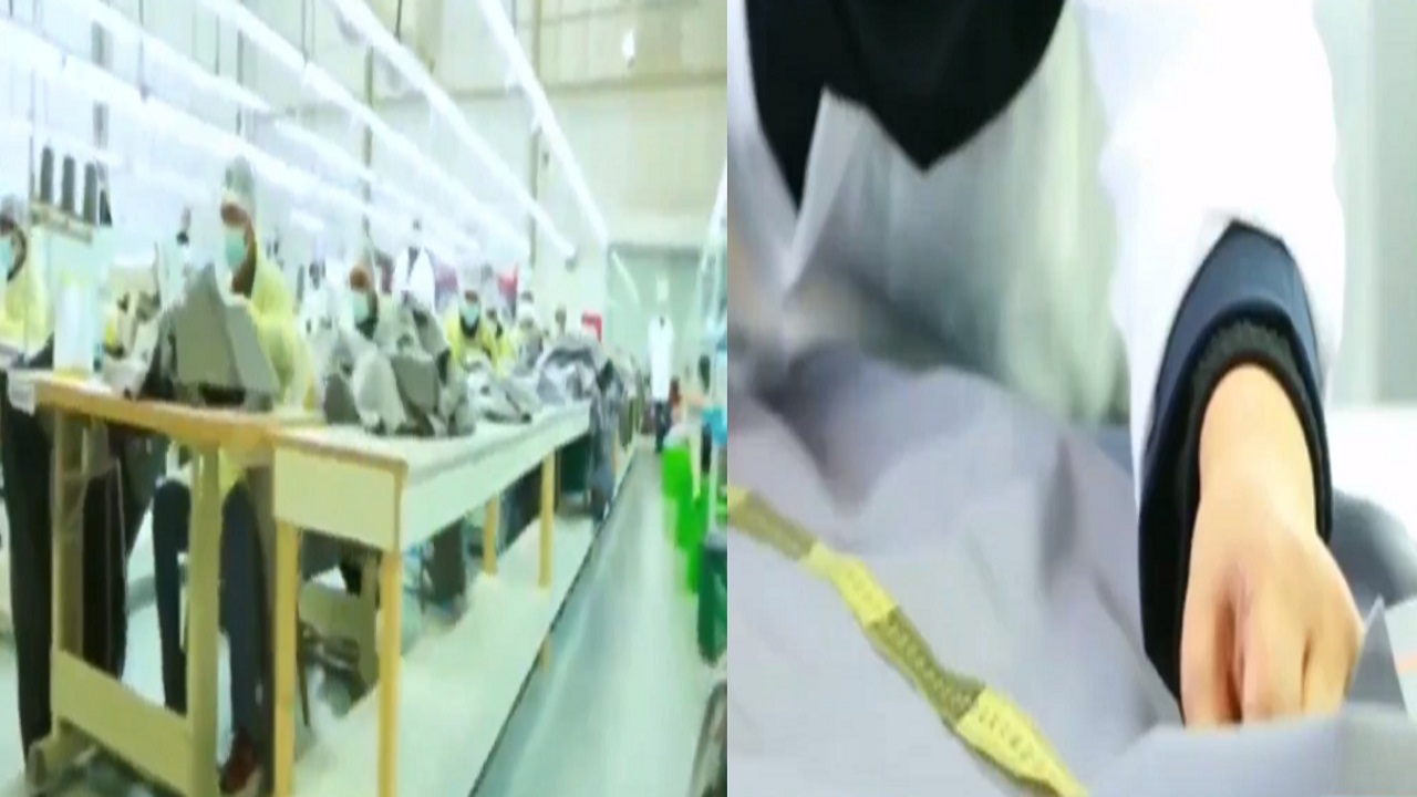 فيديو.. مواطنة تصمم زيًا عسكريًا يحجب رصد تحركات مرتديه