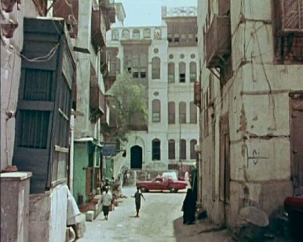 منظر لشارع جدة في السبعينيات