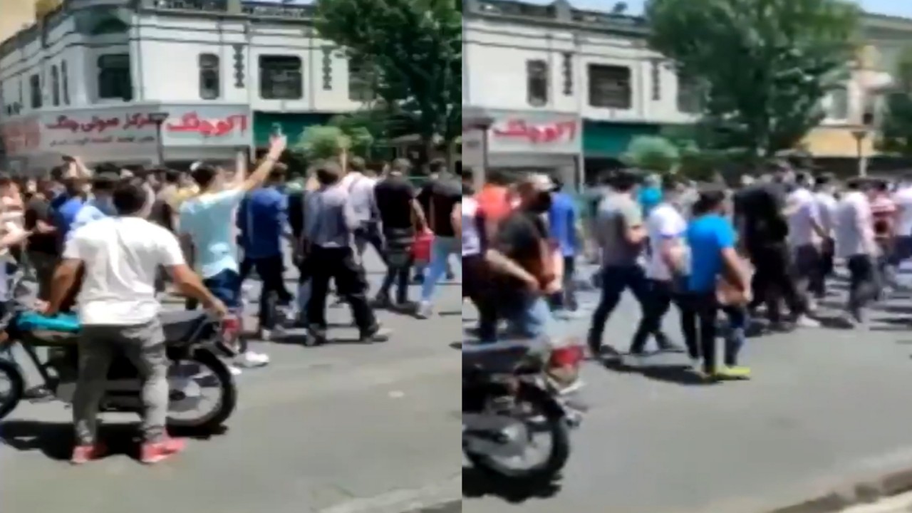بالفيديو.. هتافات تطالب برحيل خامنئي في شوارع طهران