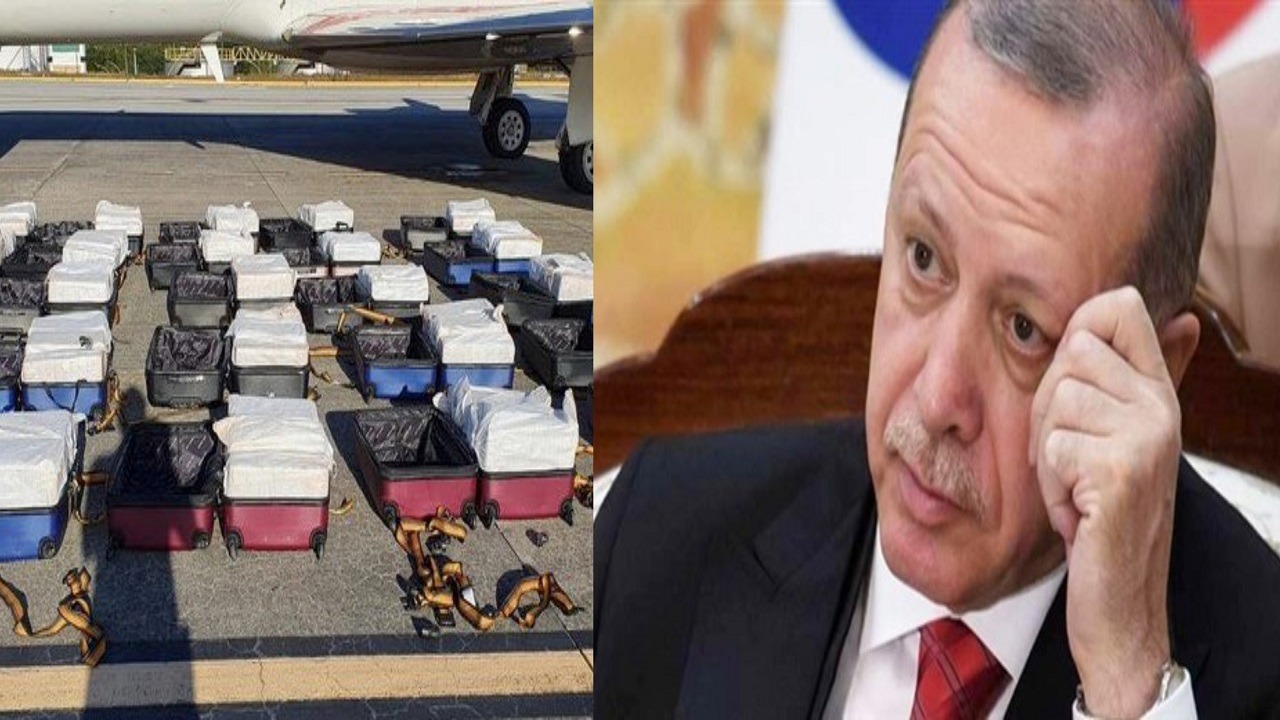 ضبط كمية هائلة من الكوكايين على متن طائرة تركية وحزب أردوغان يتورط