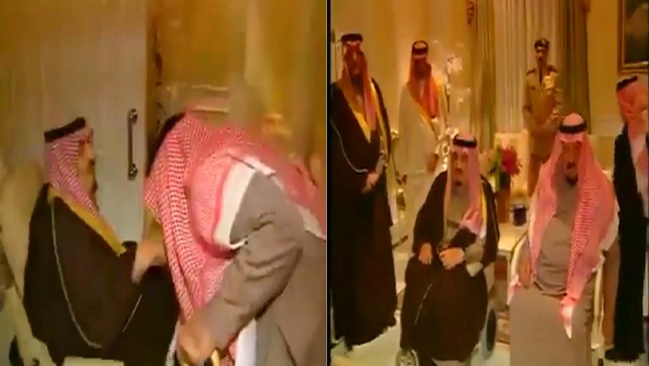 فيديو نادر للملك فهد خلال زيارته الأمير عبدالرحمن في مستشفى القوات المسلحة قبل 16 عام