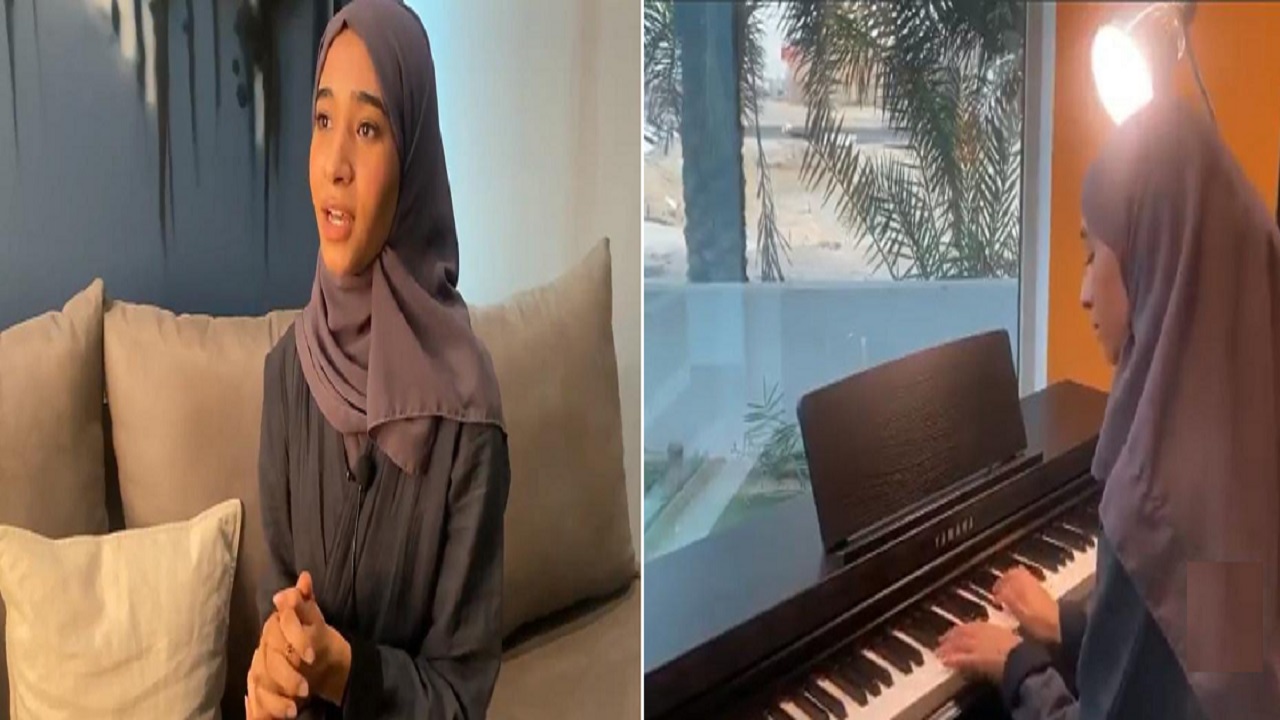بالفيديو.. ‏&#8221;فاطمة المحيسن&#8221; شابة من ‎الأحساء تعلّمت عزف البيانو عبر اليوتيوب تحكي قصتها