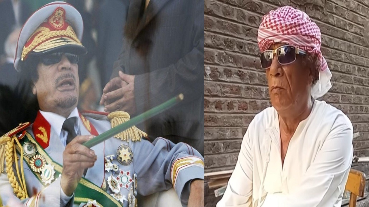 فيديو.. ظهور شبيه للقذافي في مصر