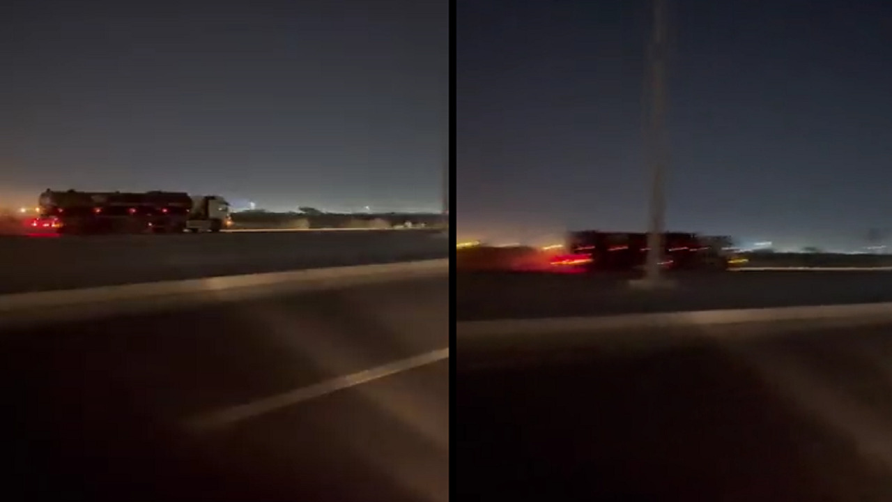 بالفيديو .. ضبط قائد شاحنة نقل مواد سريعة الإشتعال سار عكس السير بجدة