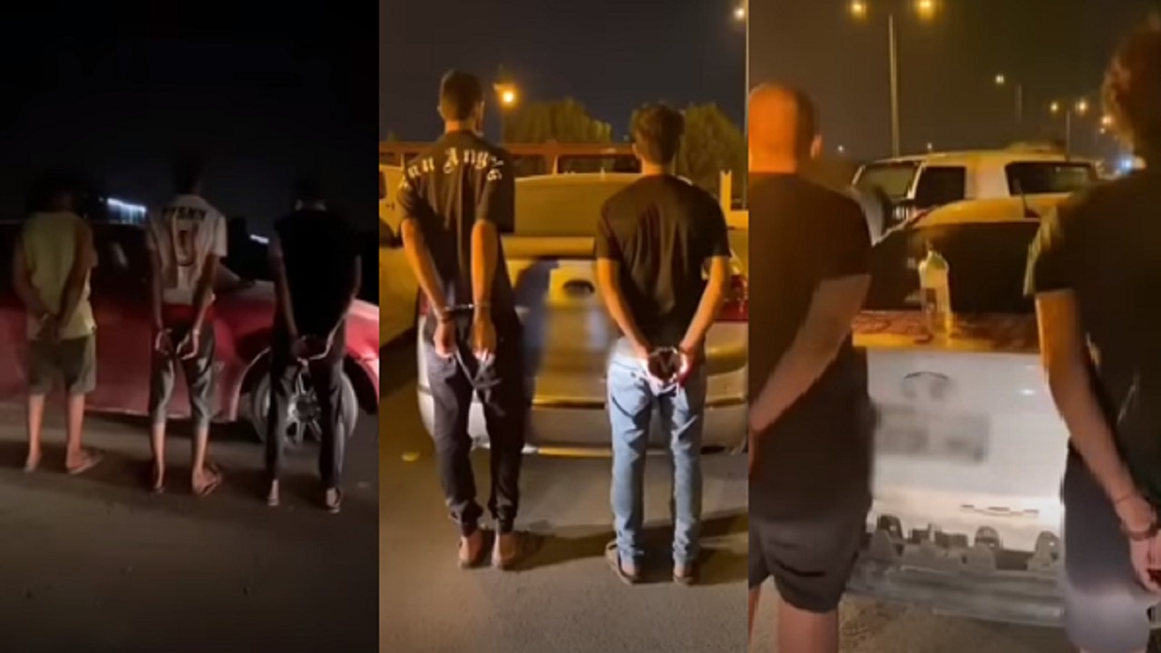 بالفيديو.. دوريات الأمن تضبط 11 متهماً تورطوا في 6 قضايا بالرياض