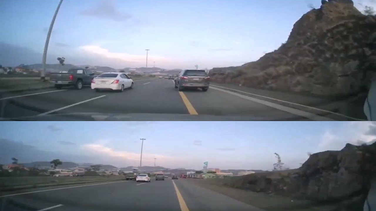 بالفيديو.. قائد مركبة متهور يتجاوز المركبات على أكتاف طريق سريع في أبها