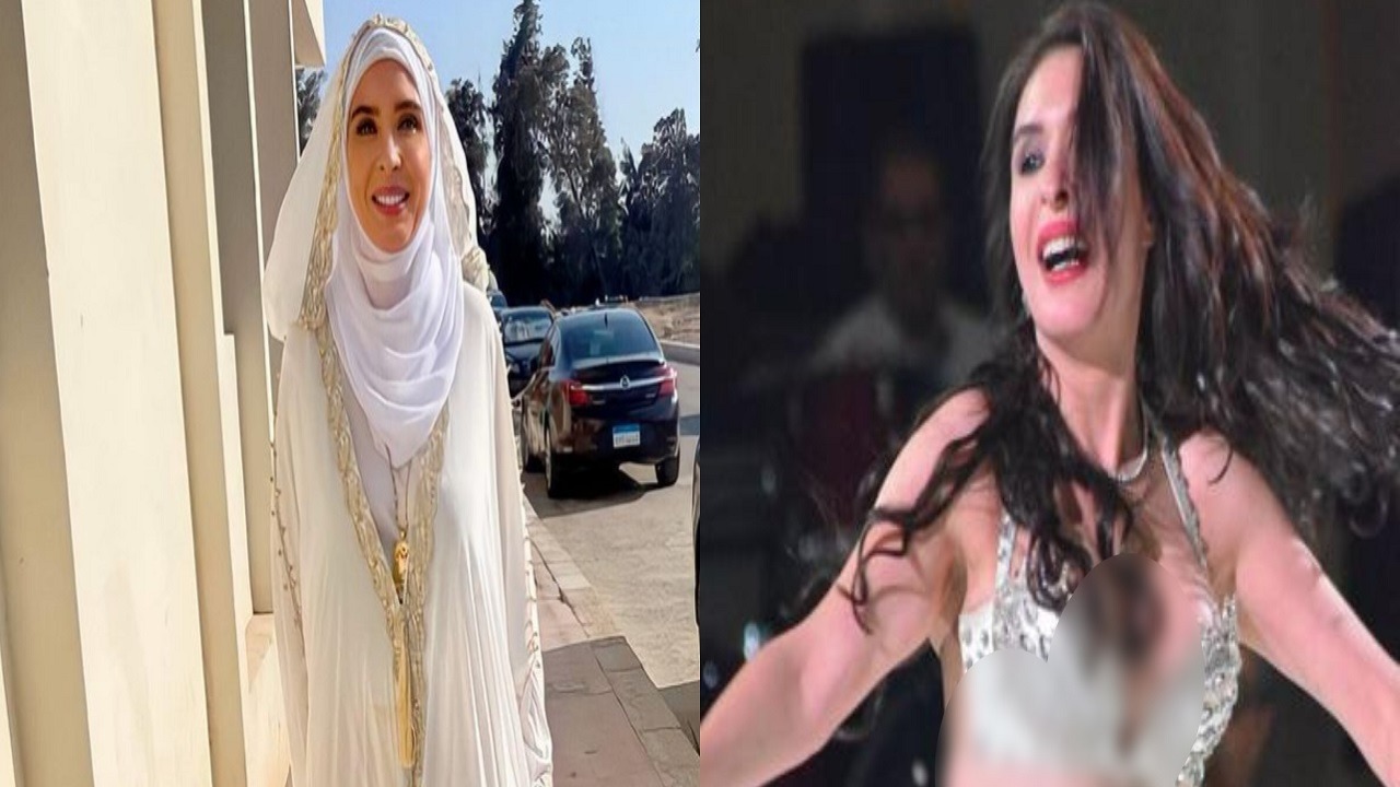 صور.. الراقصة دينا تفاجئ جمهورها بارتداء الحجاب