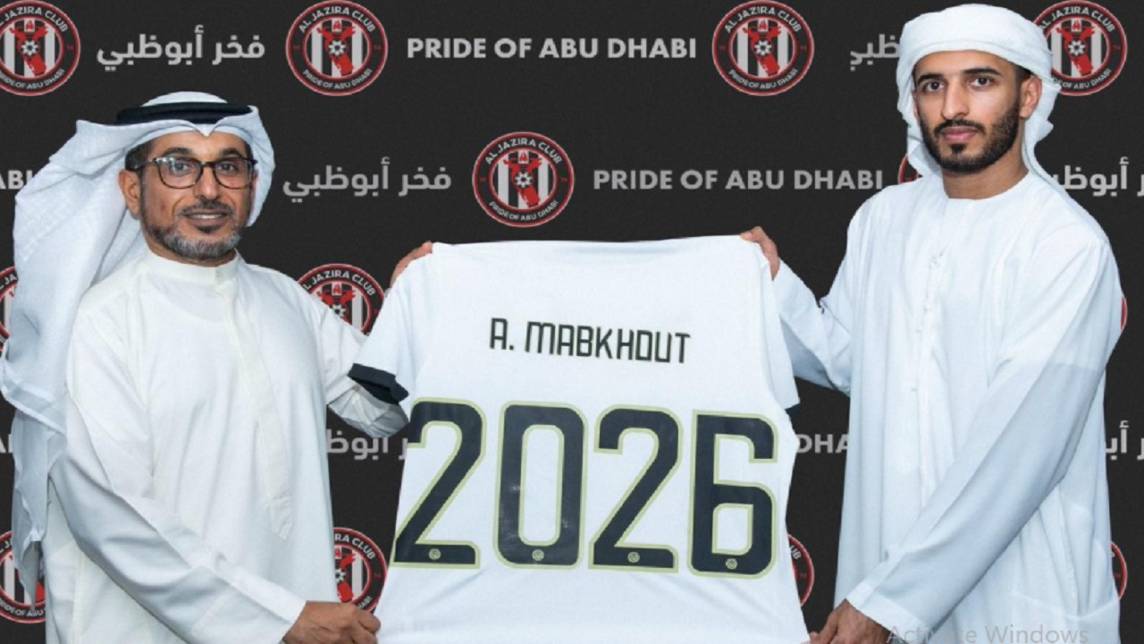 تجديد عقد علي مبخوت مع الجزيرة الإماراتي رسميًا حتى 2026