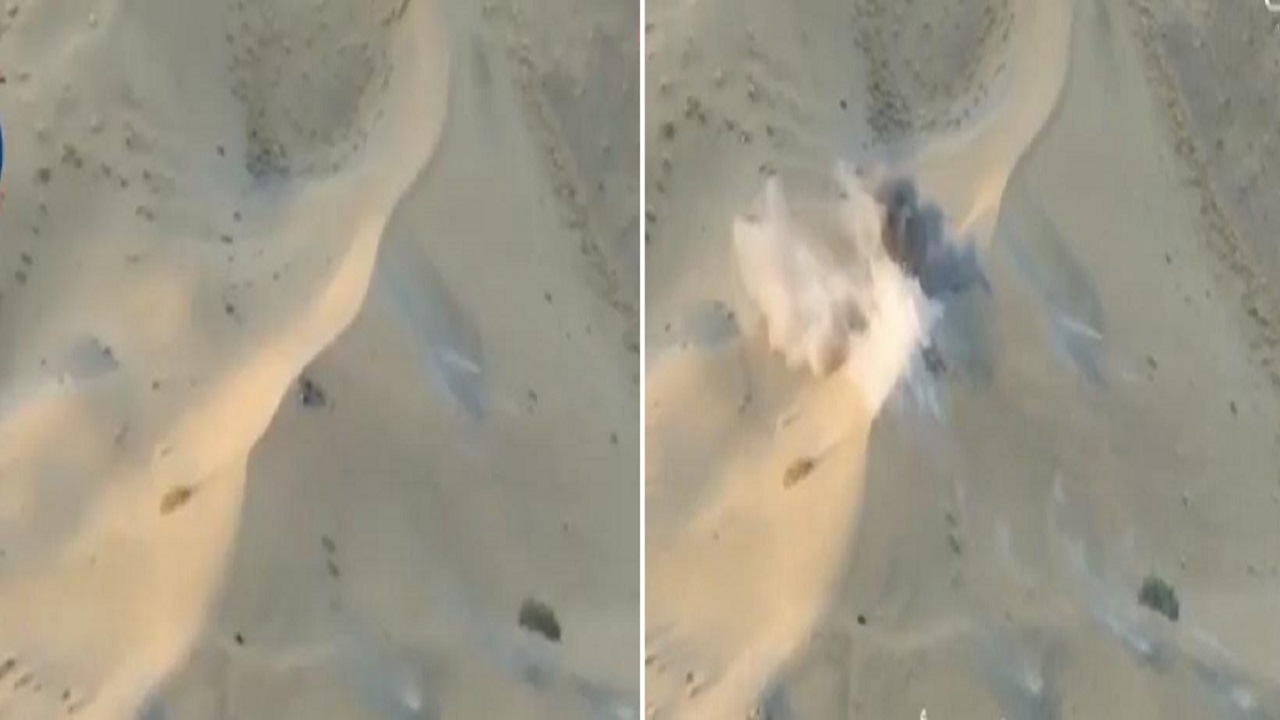 بالفيديو.. لحظة استهداف قوات التحالف لقناص حوثي بمأرب