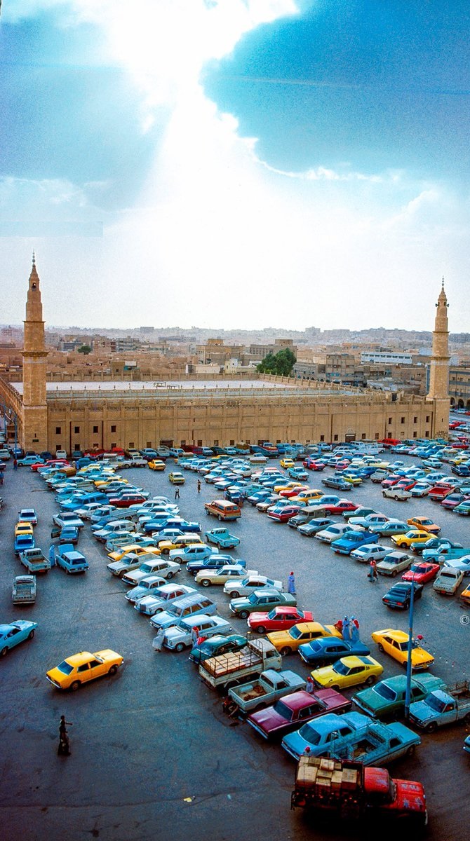 صورة نادرة من الرياض زمن السبعينات الميلادية