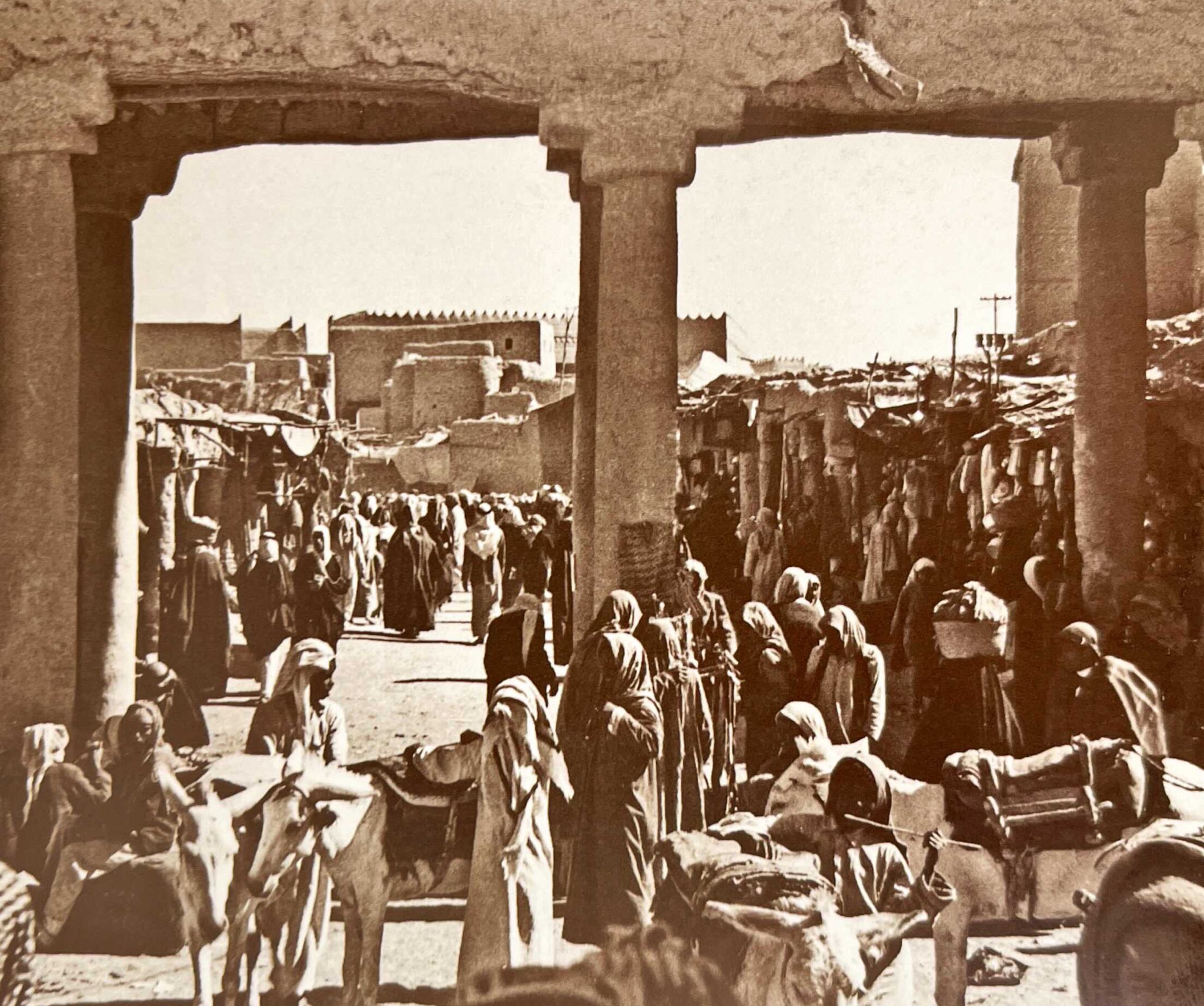سوق العلف في الرياض قديما