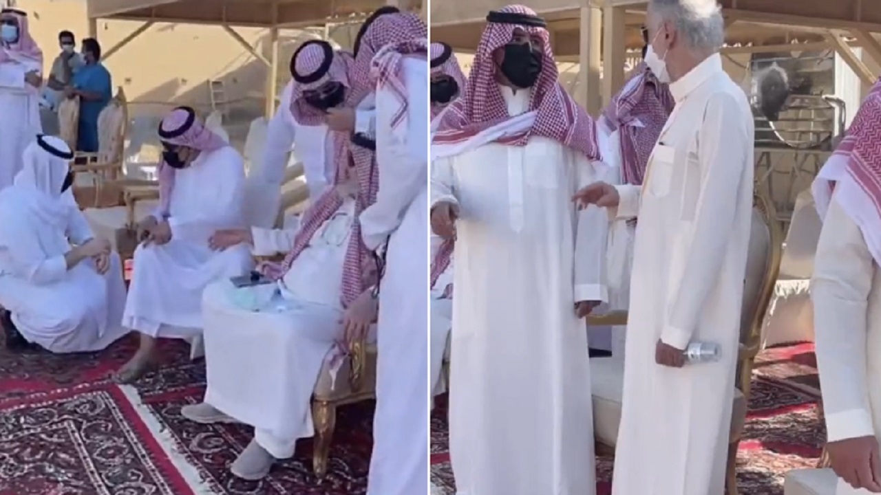 شاهد .. الوليد بن طلال يحضر جنازة والدة أبنائه &#8220;الأميرة دلال بنت سعود&#8221;
