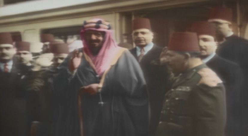 هيئة الإذاعة والتلفزيون تعرض لأول مرة فيلم نادر ملون عن زيارة الملك عبدالعزيز لمصر