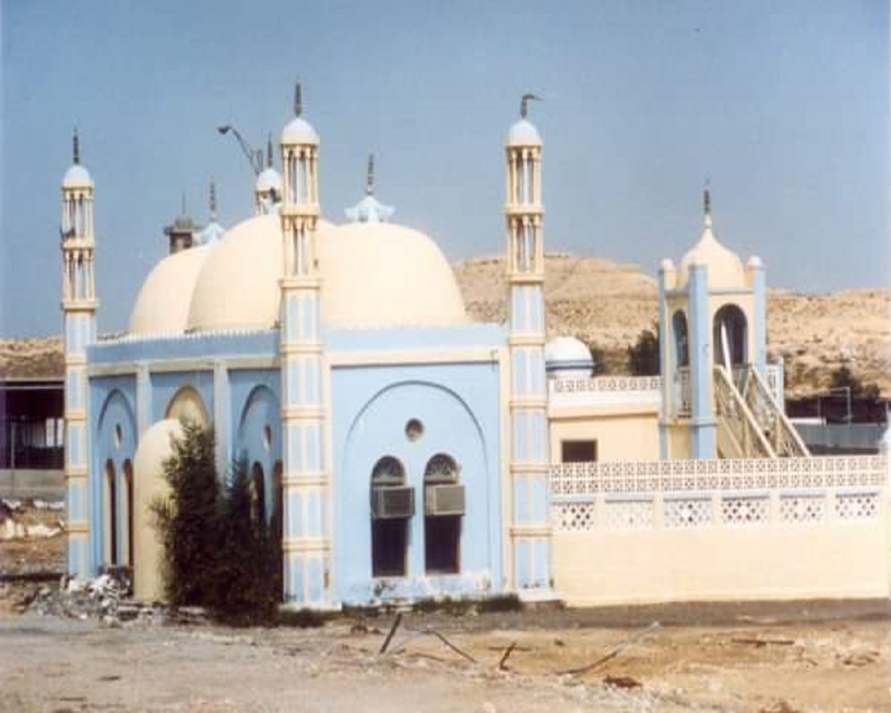 صورة قديمة لمسجد لؤلؤ بمدينة الظهران