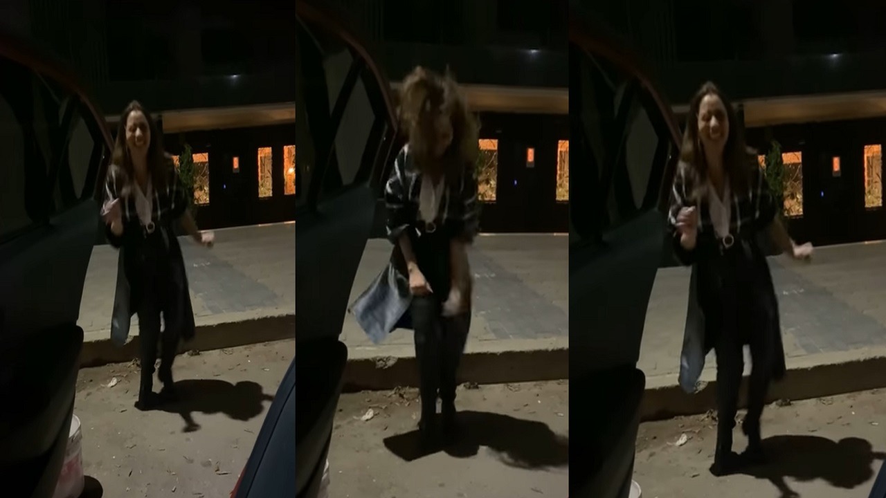 فيديو.. بلقيس ترقص وسط الشارع بالقاهرة