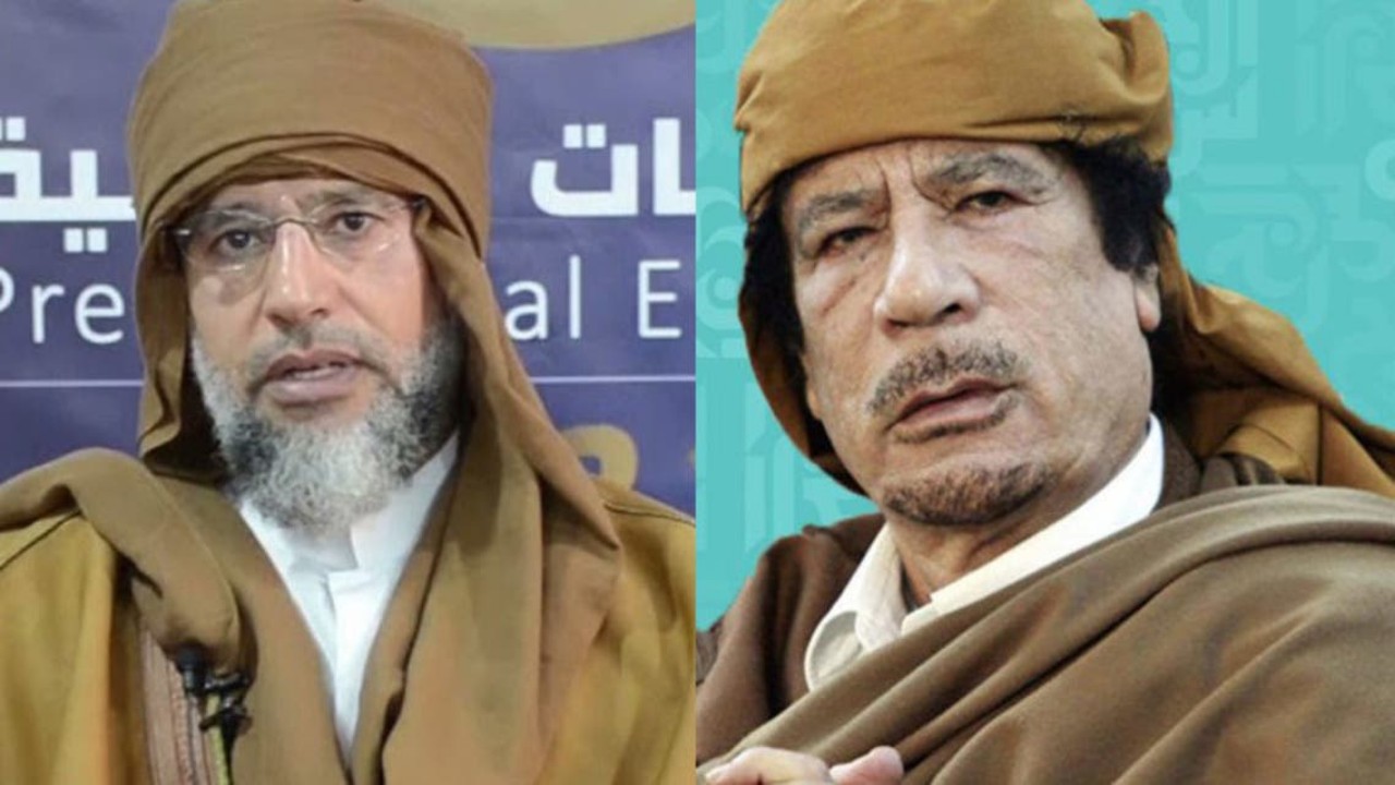سر ظهور سيف الإسلام القذافي في ملابس أبيه
