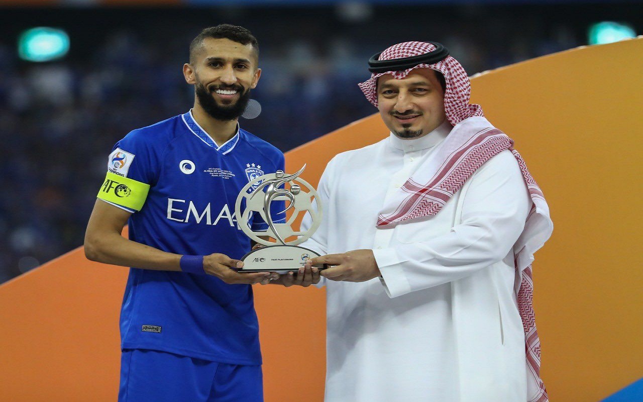 الهلال يحصل على جائزة اللعب النظيف في دوري أبطال آسيا