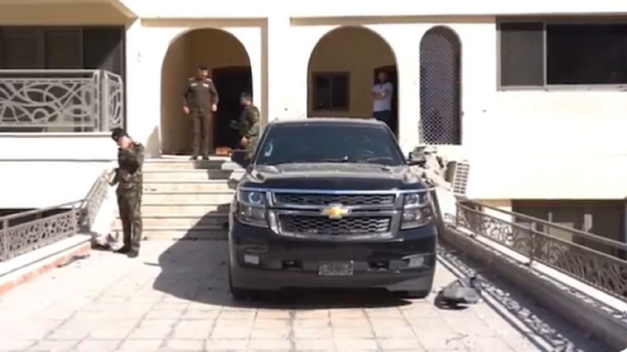 بالفيديو .. لقطات جديدة لمنزل “الكاظمي” بعد استهدافه بطائرة مفخخة