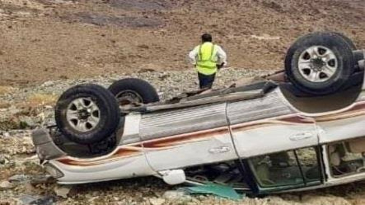 إنقاذ 4 مصابين في حادث مروري ببيشة