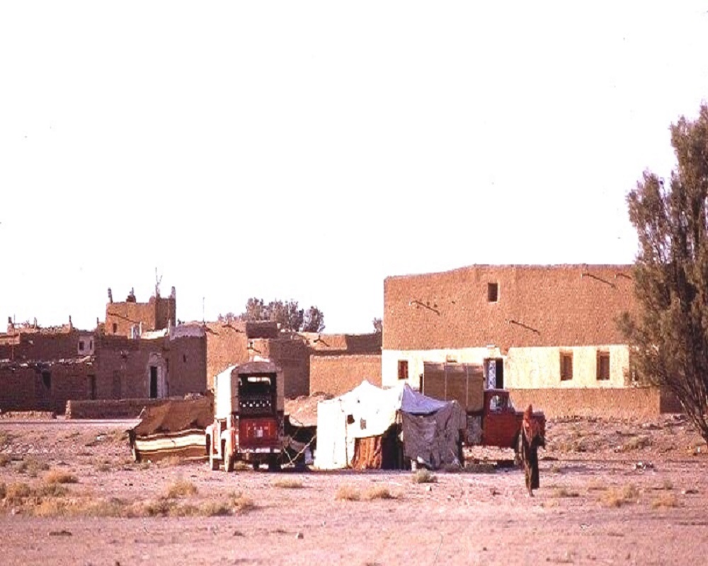 مشهد من التسعينات الهجرية لإحدى قرى المملكة