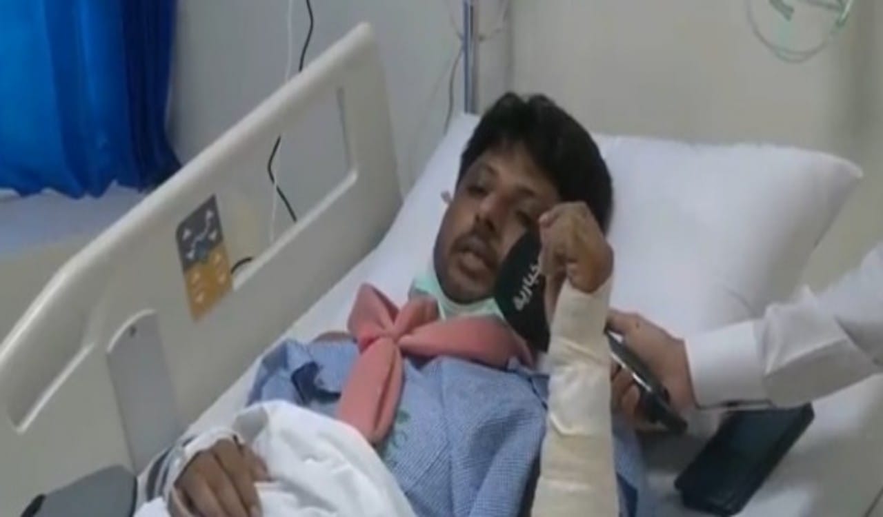 بالفيديو.. أحد مصابي حادثة صامطة: تعرضت لإصابات بشظايا في الظهر واليدين والكبد