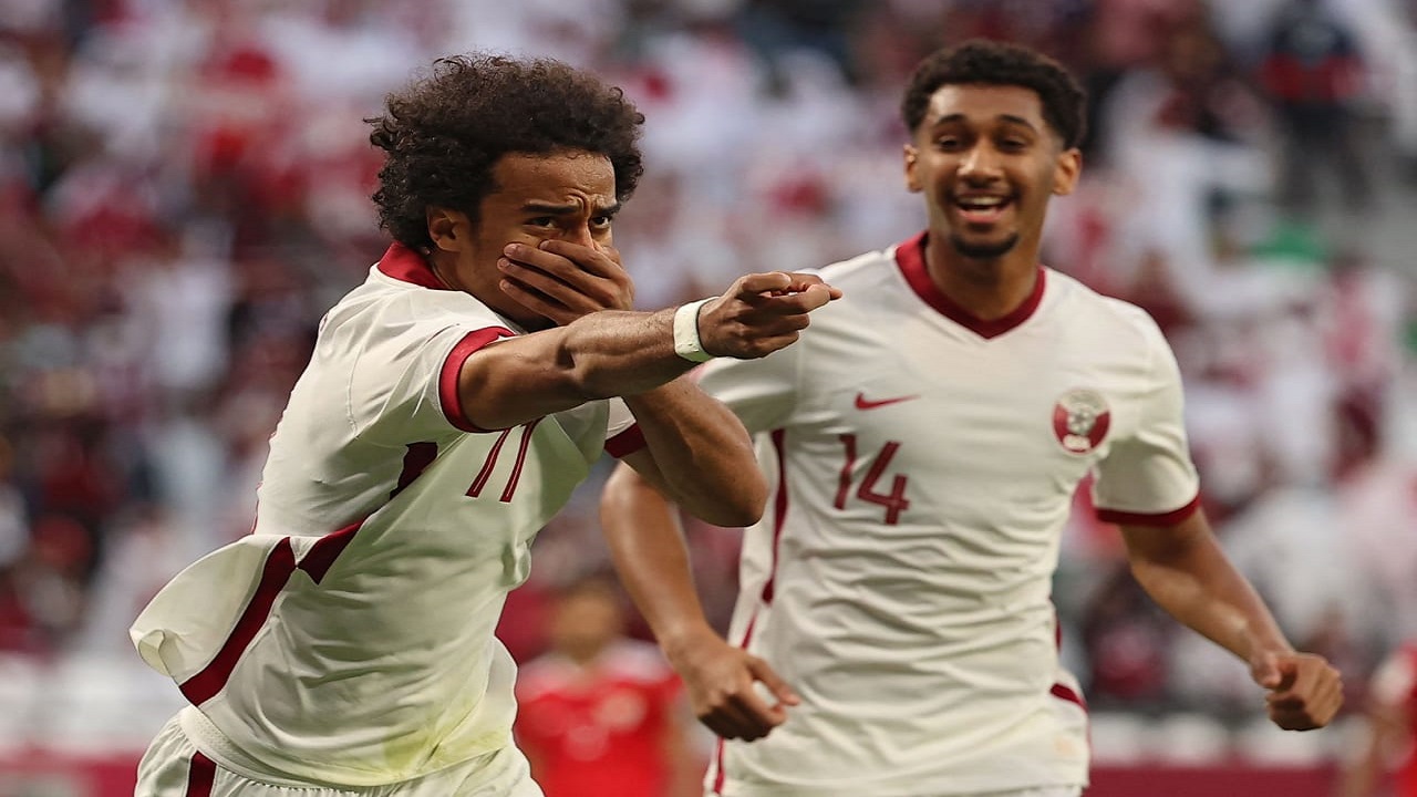 قطر تتغلب على عمان وتتأهل للدور ربع النهائي