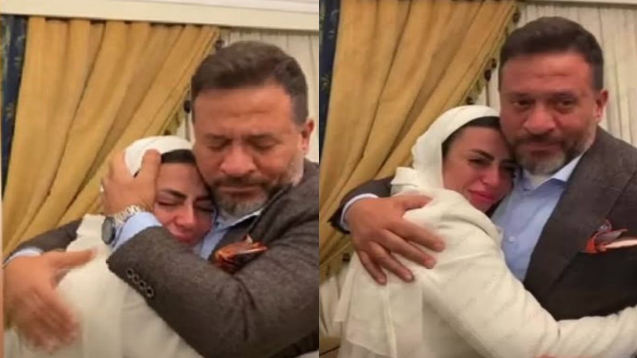 بالفيديو.. بكاء ماجد المصري خلال عقد قران ابنته