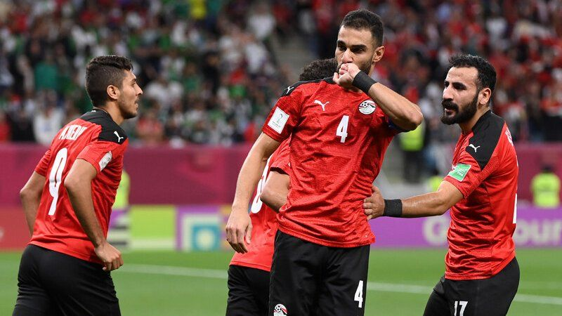 منتخب مصر يفوز على نظيره الأردني بثلاثية ويتأهل إلى نصف نهائي كأس العرب 