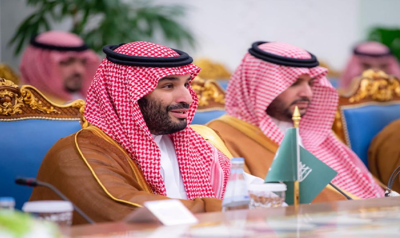 بالصور.. ولي العهد وأمير قطر يرأسان اجتماع مجلس التنسيق السعودي القطري