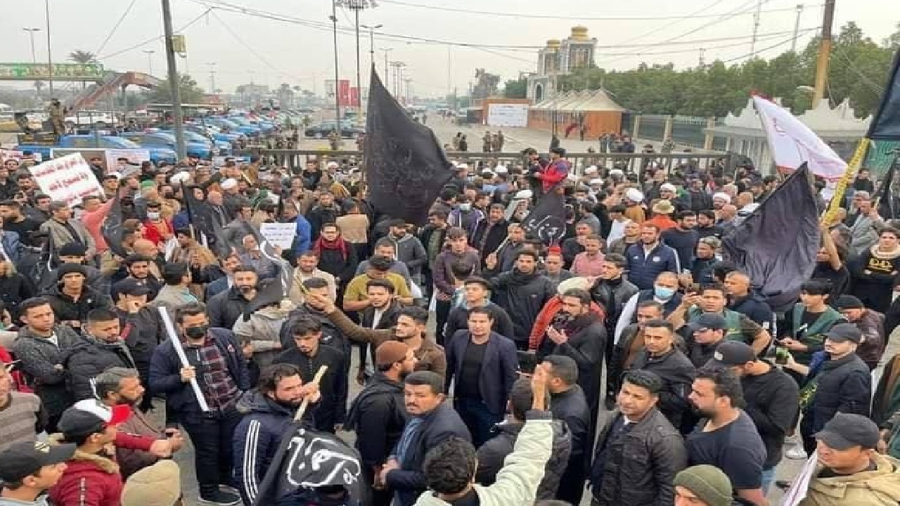 بالفيديو .. تظاهرات في العراق ضد محمد رمضان وشاكوش وعمر كمال